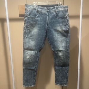 Raw G-Star - Men's slim tapered indigo Jeans - size -36-30 ..like new cond.